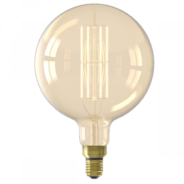 Dimbare G200 LED-lichtbron Gold (E27) | 10,5W, 1100 lumen, 2100K warm wit